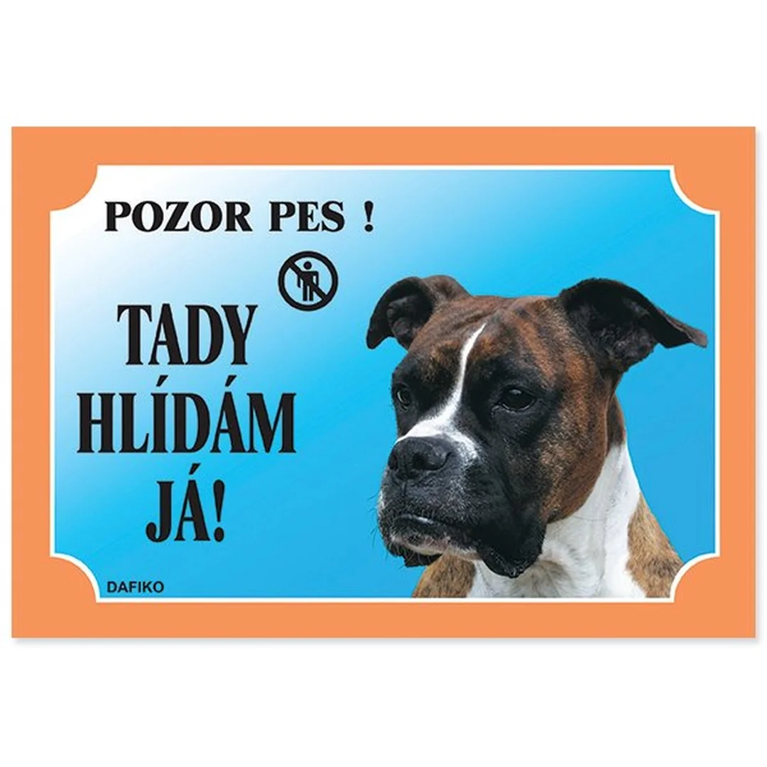 Tabuľka Dafiko boxer