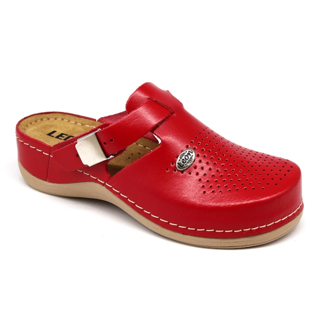 Leon 900 Dámska pracovná celokožená zdravotná obuv 36 - 22.5cm, biela, 4,5 cm