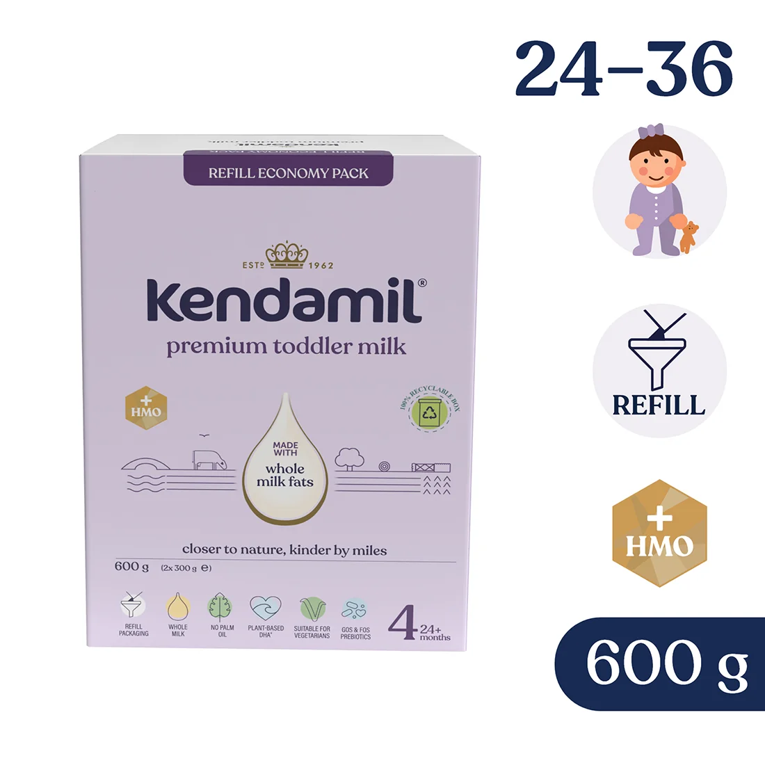 Kendamil Premium Box 4 1×600 g, dojčenská výživa