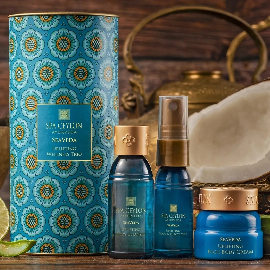 Povzbudzujúce wellness trio - Energia mora - SeaVeda Sada produktov