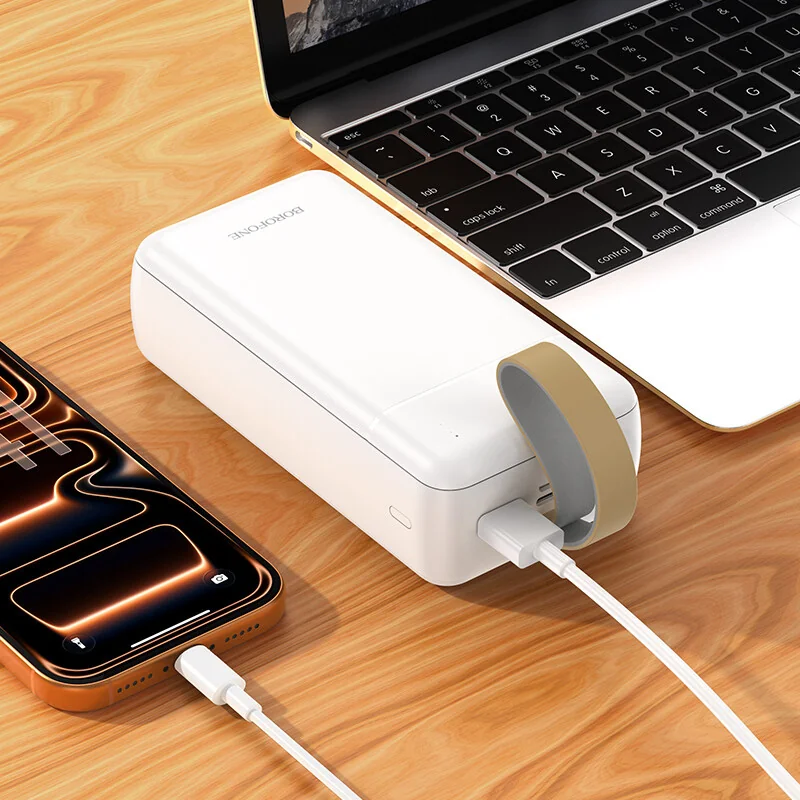 Borofone BJ88B Power Bank 30000mAh 2x USB 10W, biely