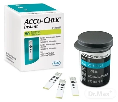 ACCU-CHEK Instant 50 1×50 ks, testovacie prúžky do glukomera