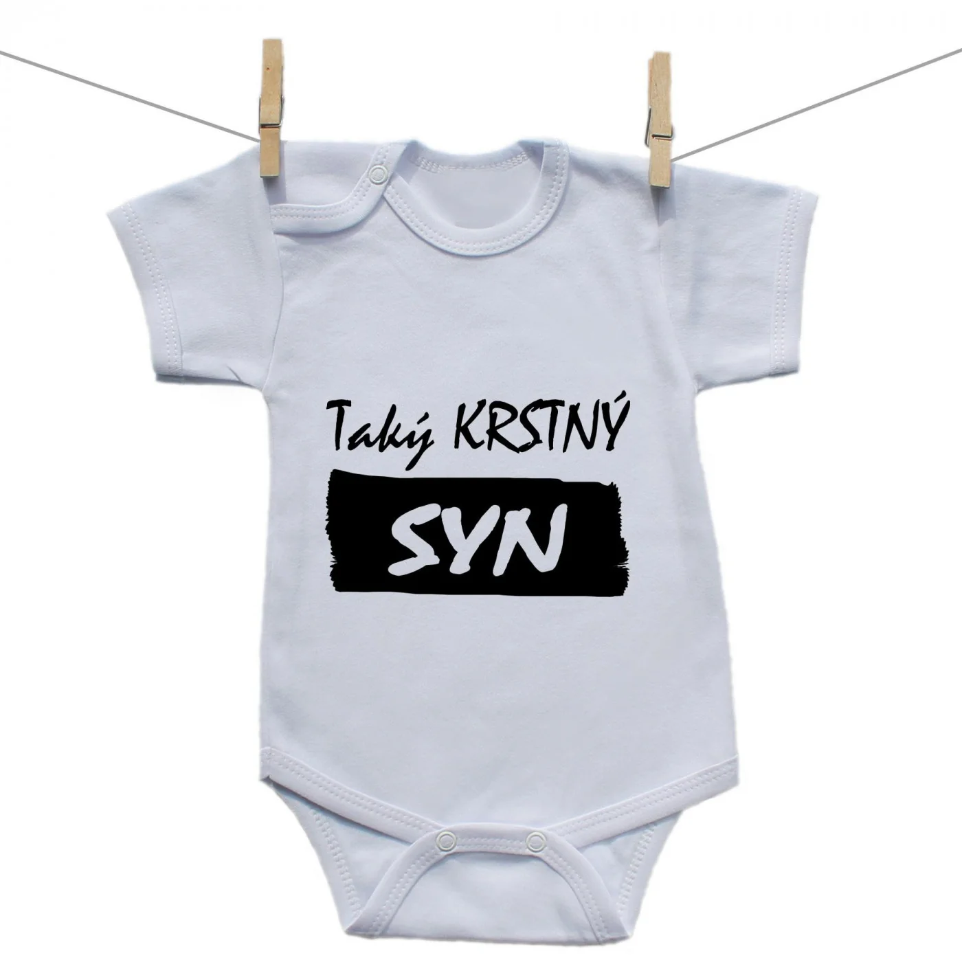 Boodyy Body s krátkym rukávom Taký krstný syn Veľkosť: 68