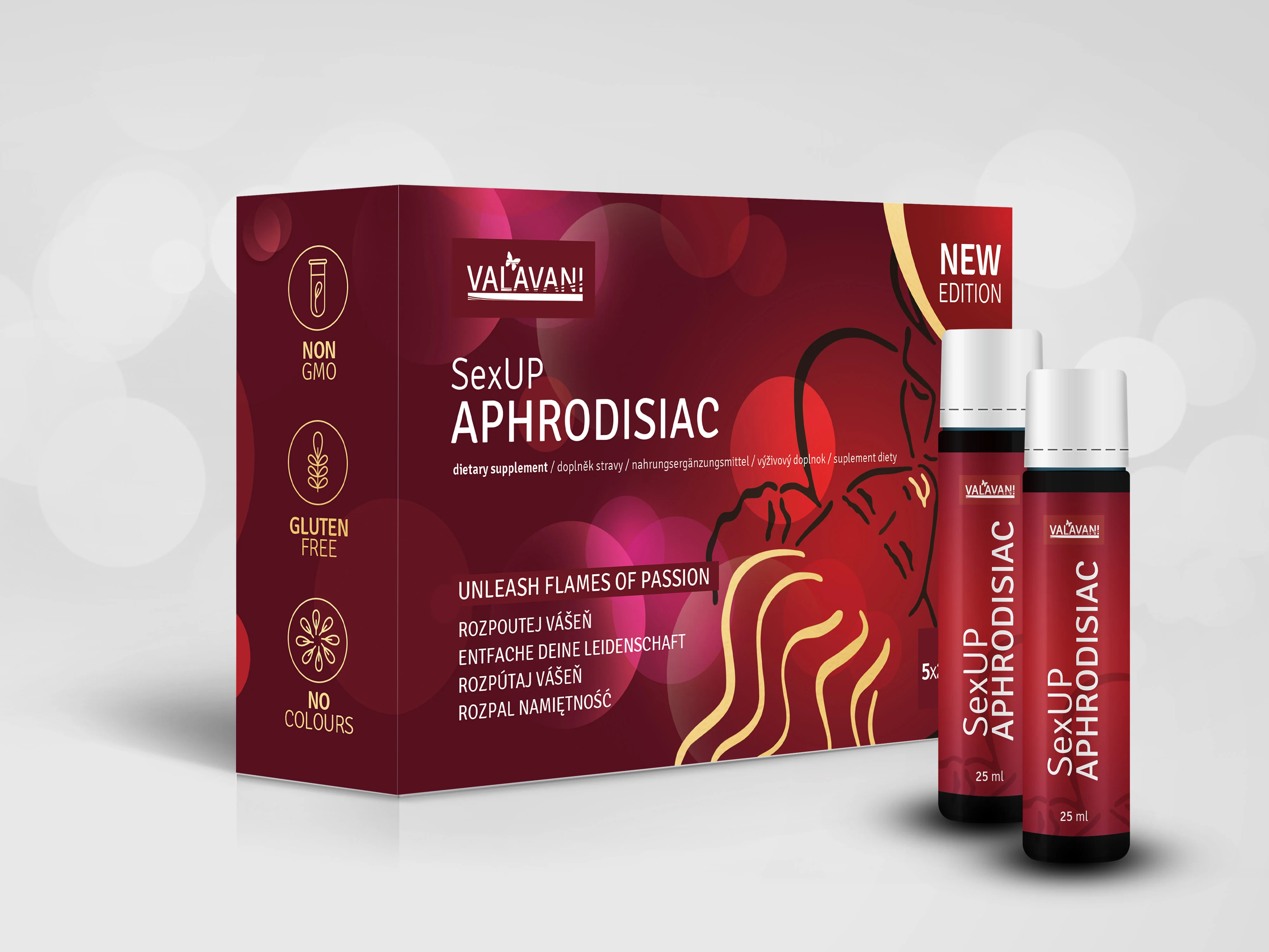 SexUP Aphrodisiac 5x25ml aphrodisiac for men and women
