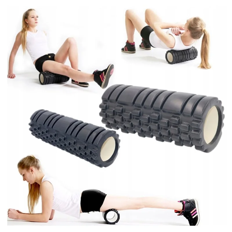 Valec masážny YOGA ROLLER 2v1 červený (2ks)
