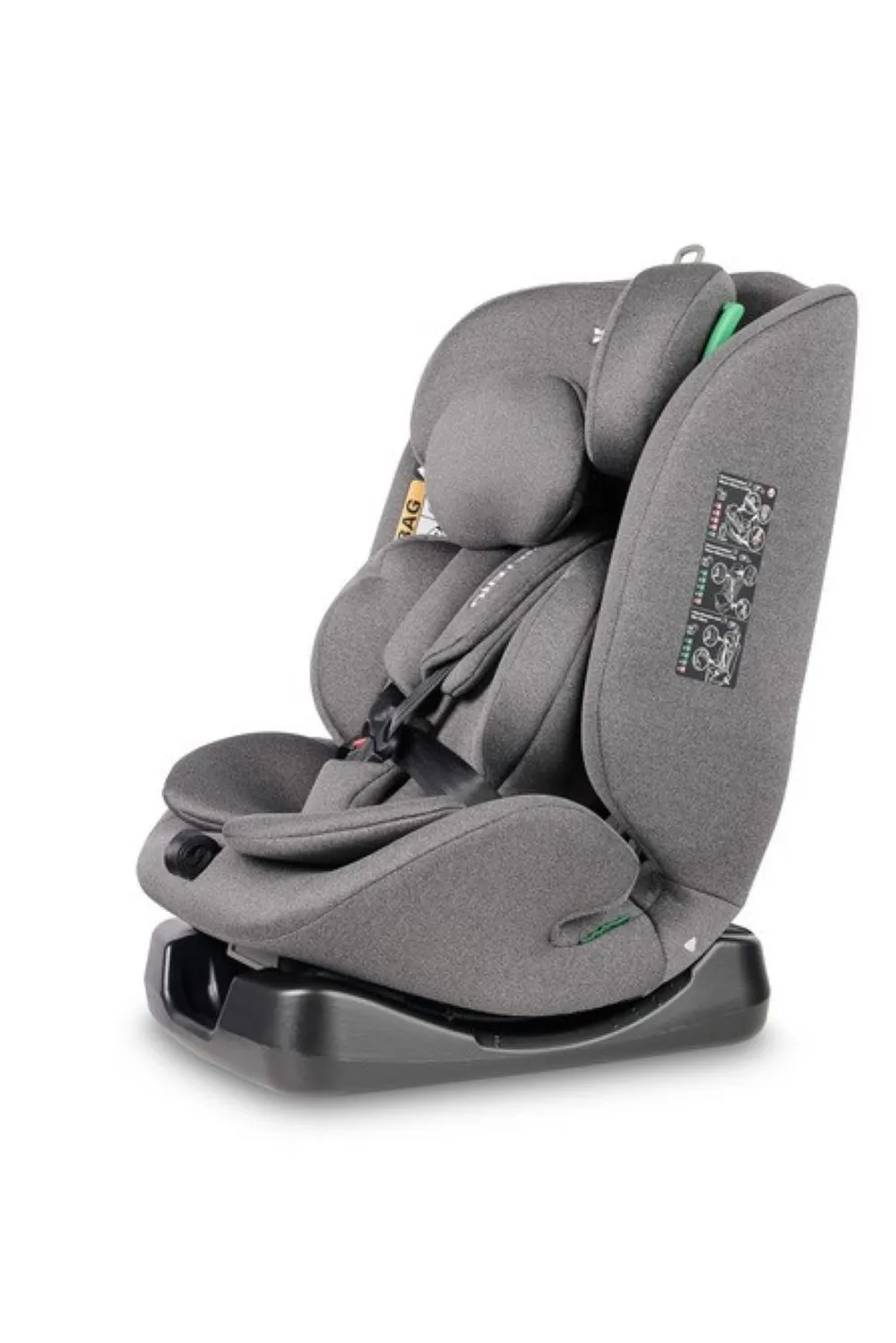 Detská autosedačka Mundi i-Size, sivá, 40–150 cm