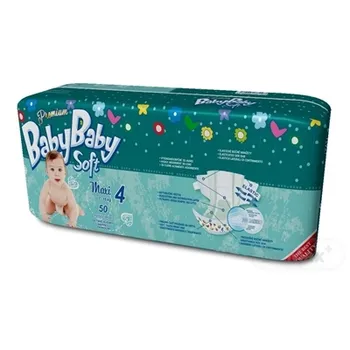 BabyBaby Soft Premium Maxi 7-18kg 1x50 ks, detské plienky