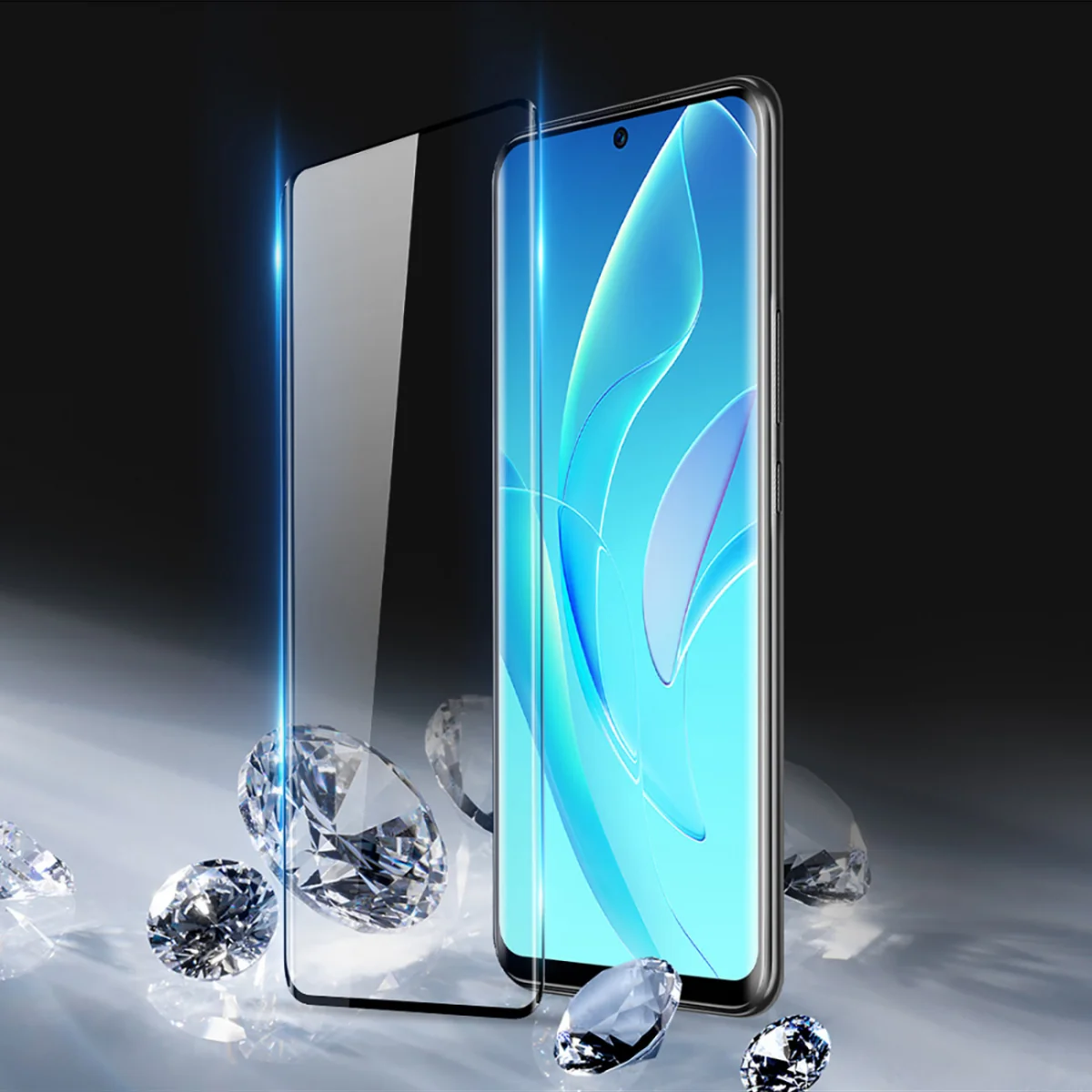 Dux Ducis All Glass Curved ochranné sklo na Honor 60, čierne