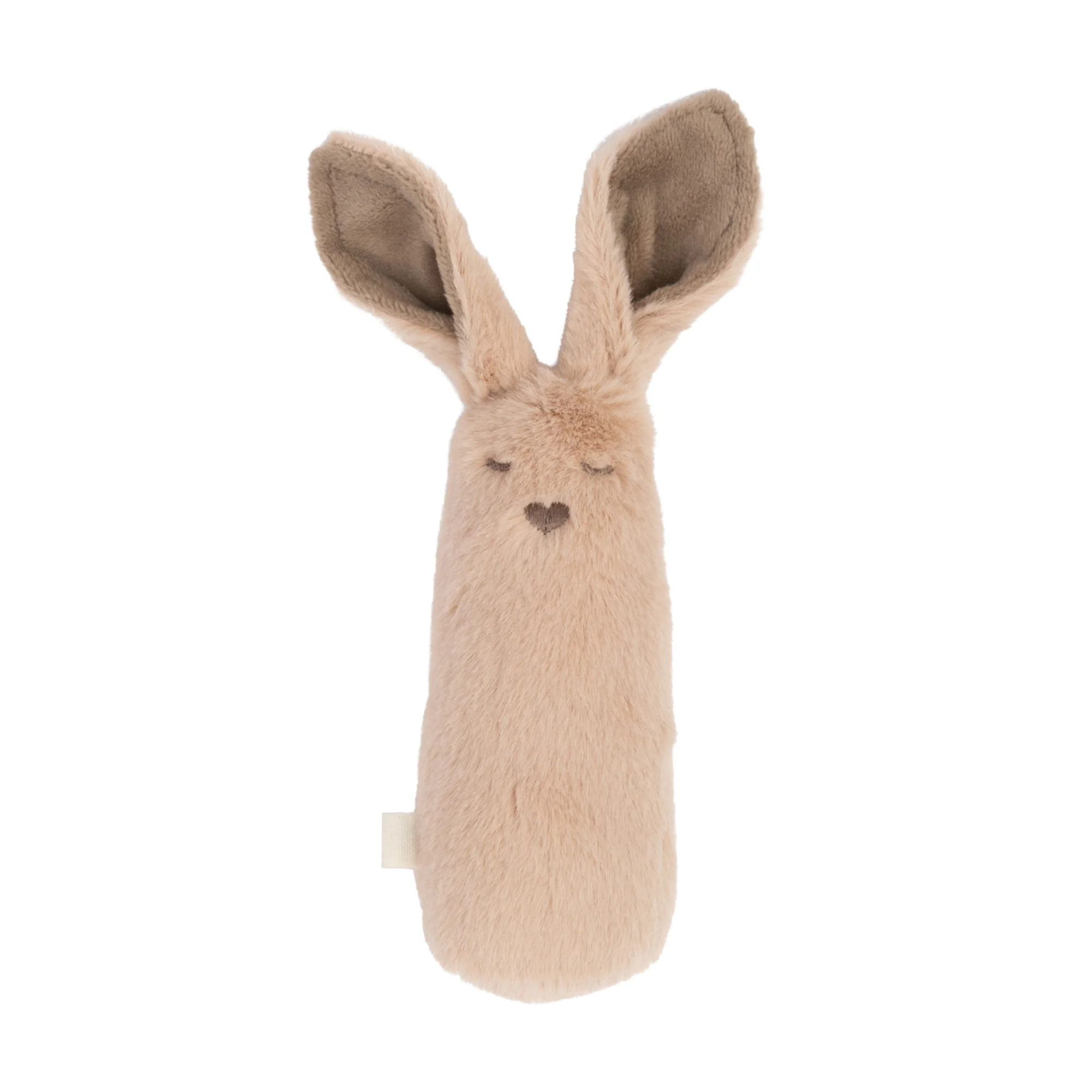 BIBS Kangaroo plyšová hrkálka Vanilla