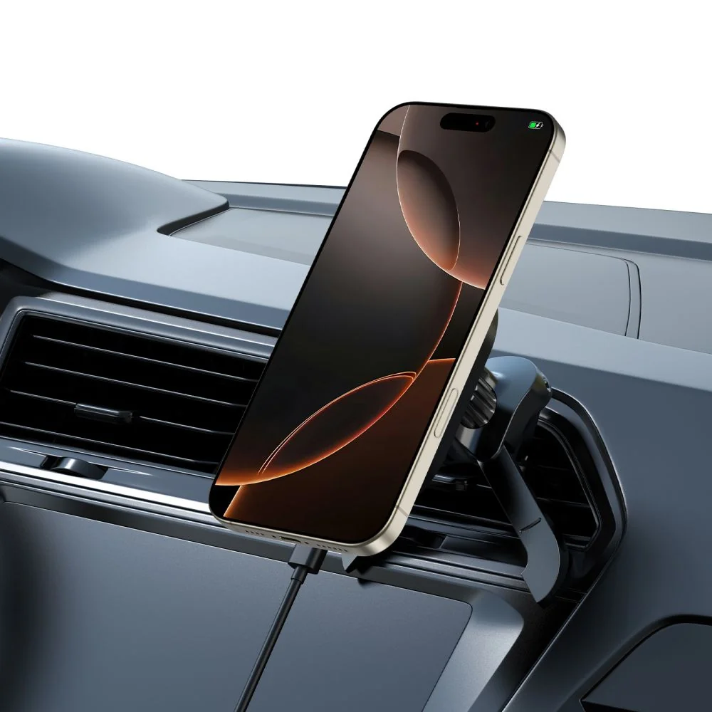 Tech-Protect V6 MagSafe Stable Vent držiak na mobil do auta 15W, čierny y