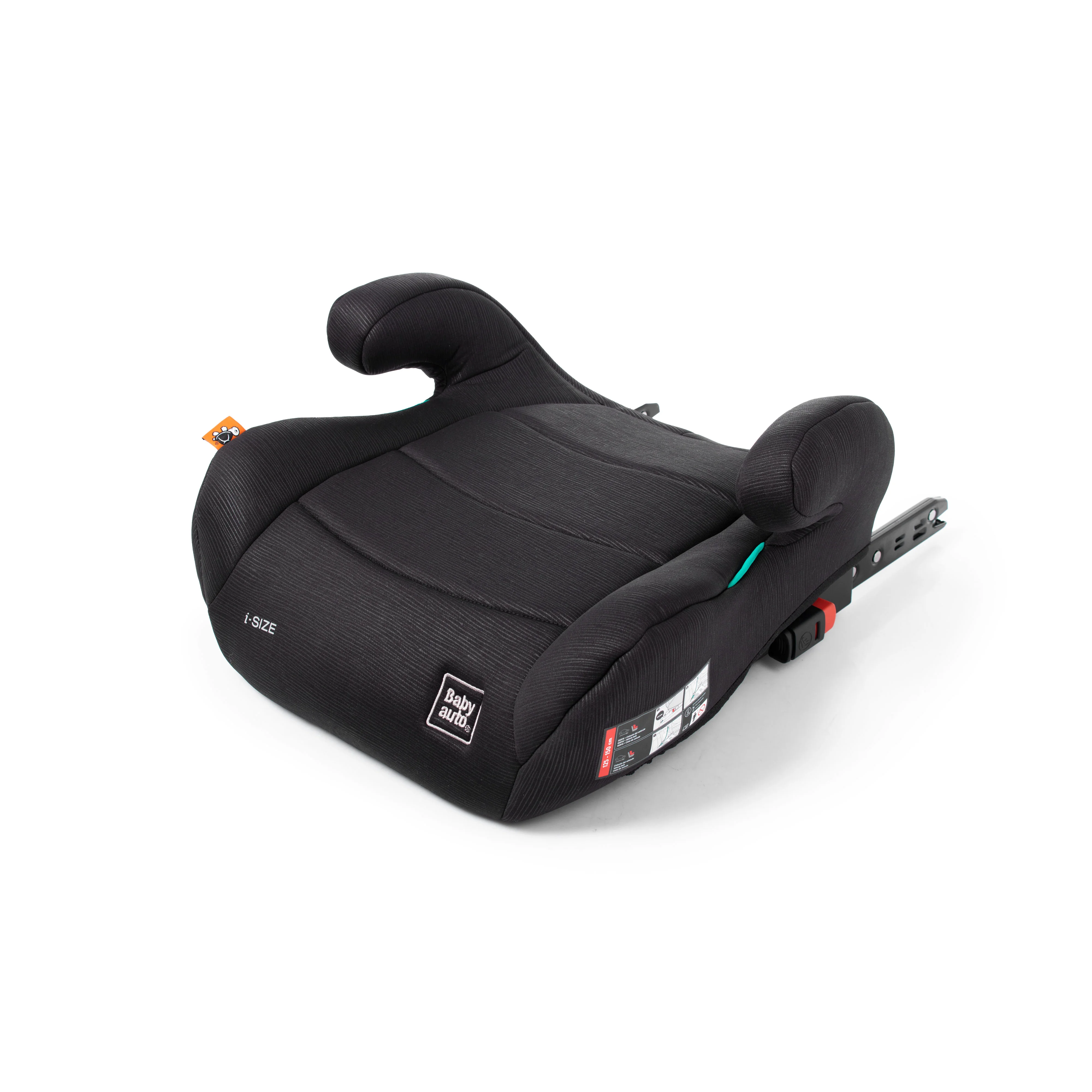 Babyauto NAUNA i-Size podsedák 125–150 cm Isoclick Fix, čierny