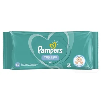 PAMPERS Baby Wipes Fresh Clean 1×52 ks, vlhčené obrúsky