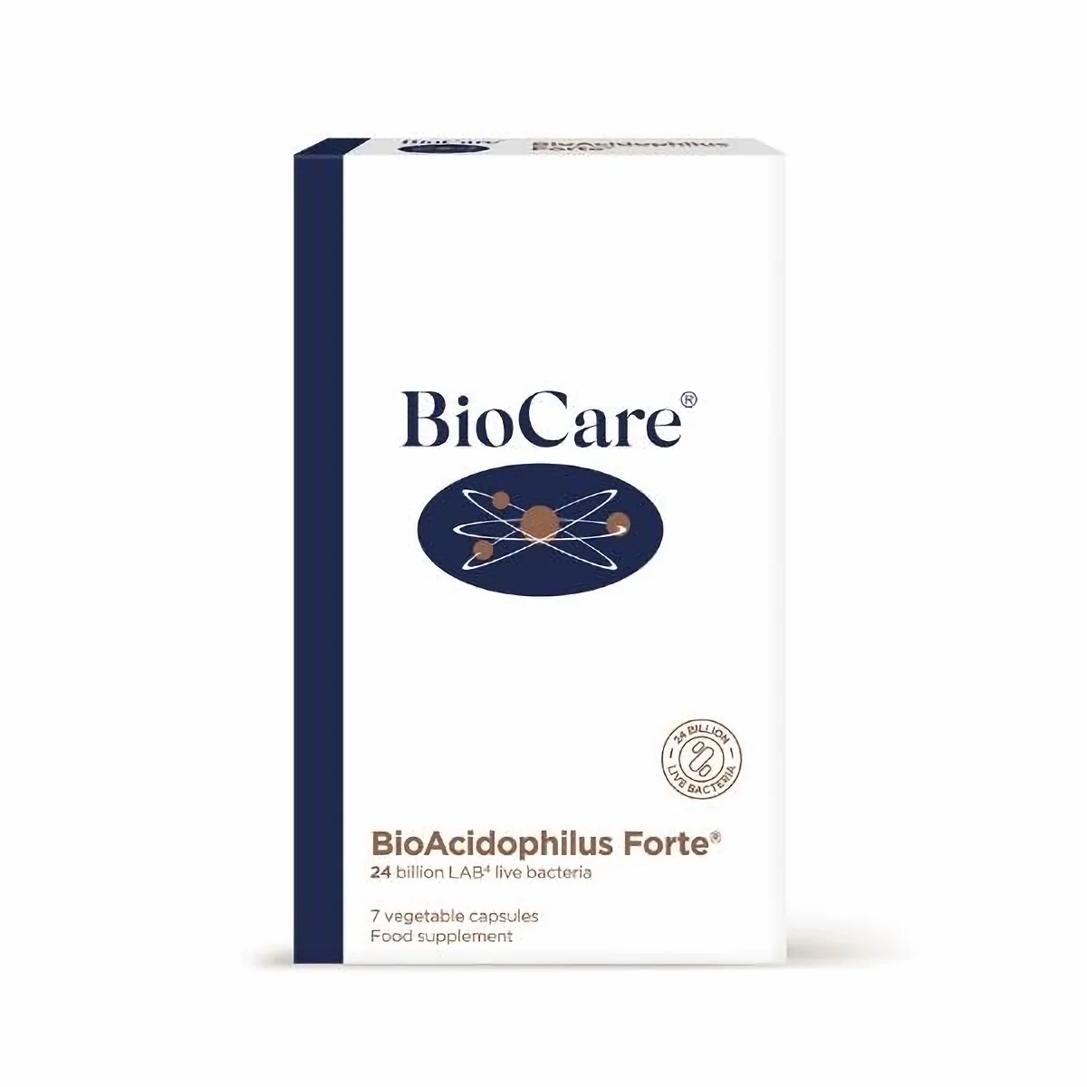 BioCare BioAcidophilus Forte probiotiká LAB4, 7 kapsúl