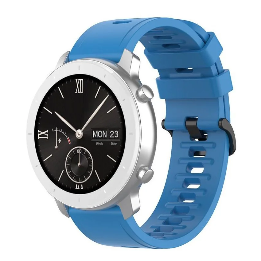 BStrap Silicone V3 remienok na Huawei Watch GT2 42mm ocean blue