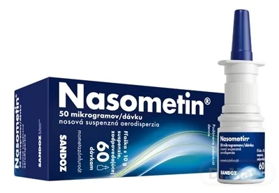 Nasometin 50 mikrogramov/dávku 1×10 g, 60 dávok