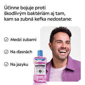 LISTERINE® TOTAL CARE INTENSE BEZ ALKOHOLU 500 ml