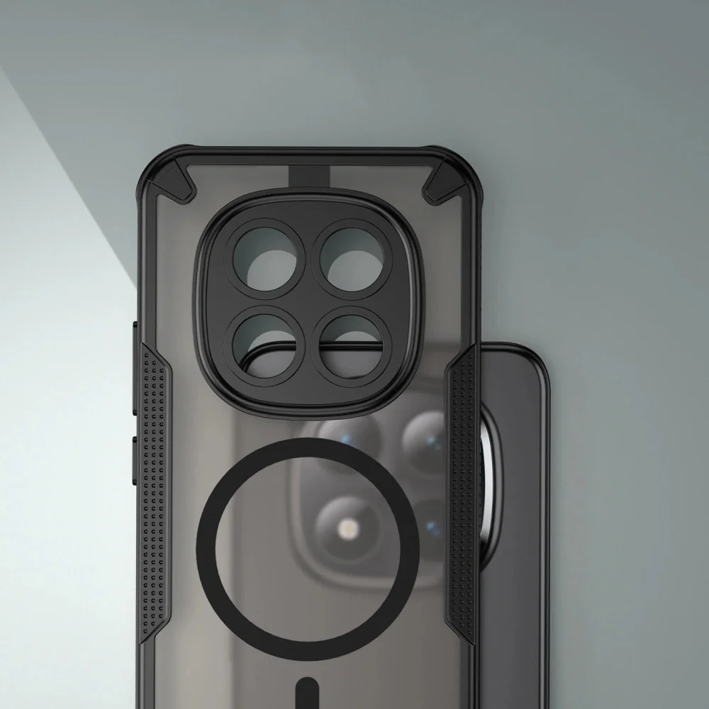 Tech-Protect Rugged Shield MagSafe kryt na Xiaomi Poco M8 Pro / Redmi Note 15 Pro Plus 5G, čierny Note 15 Pro Plus 5G, čierny