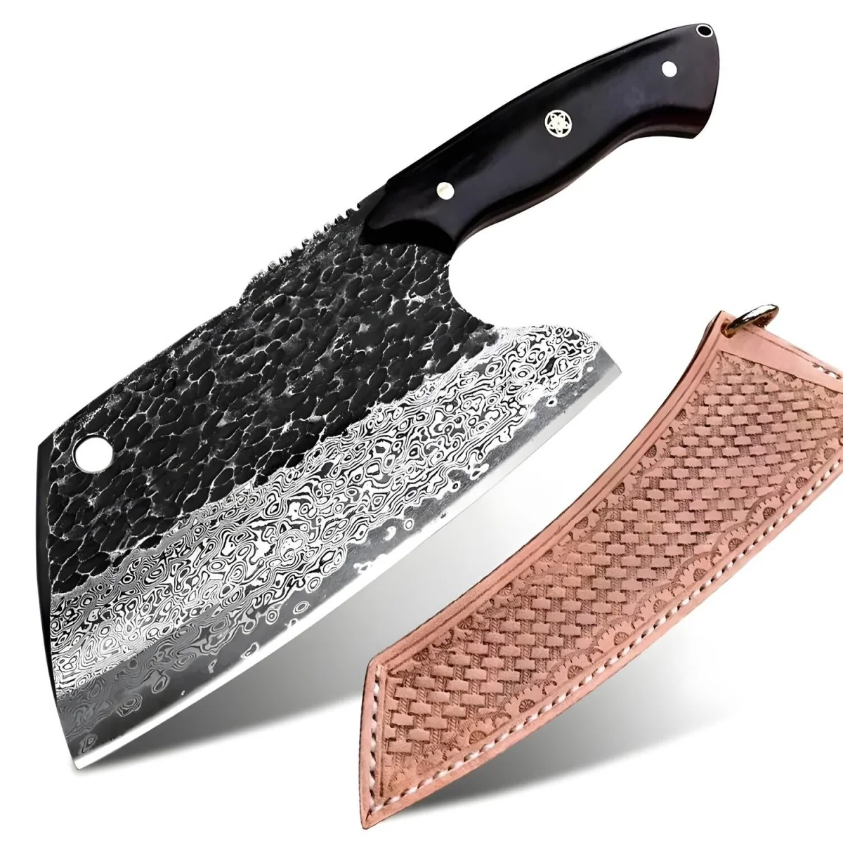 Damaškový kuchynský sekáčik Hideki 27cm, 18cm čepeľ