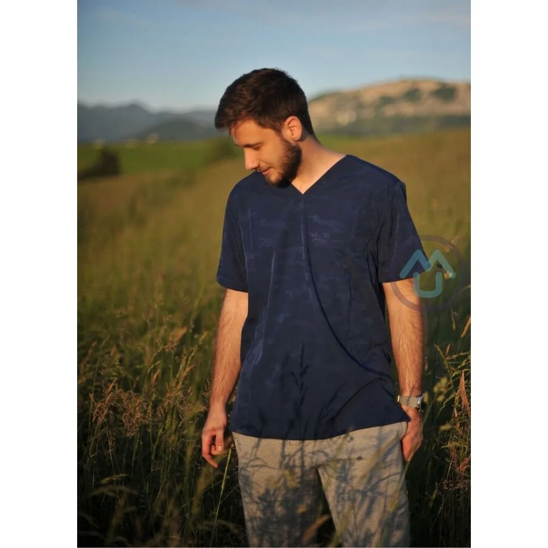 Štýlová funkčná blúza JACK - námornícka modrá 2XL