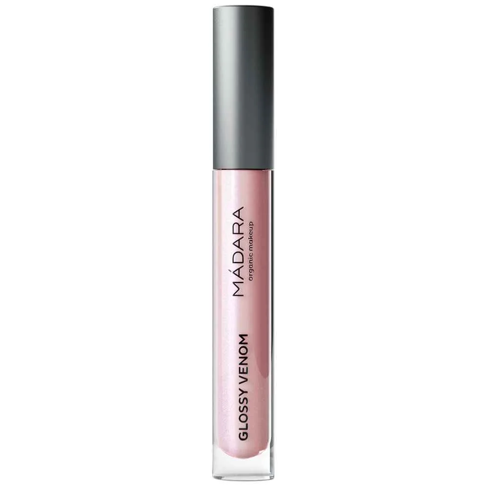 MÁDARA GLOSSY VENOM Hydratačný lesk na pery Hi-shine 1×4 ml, hydratačný lesk na pery