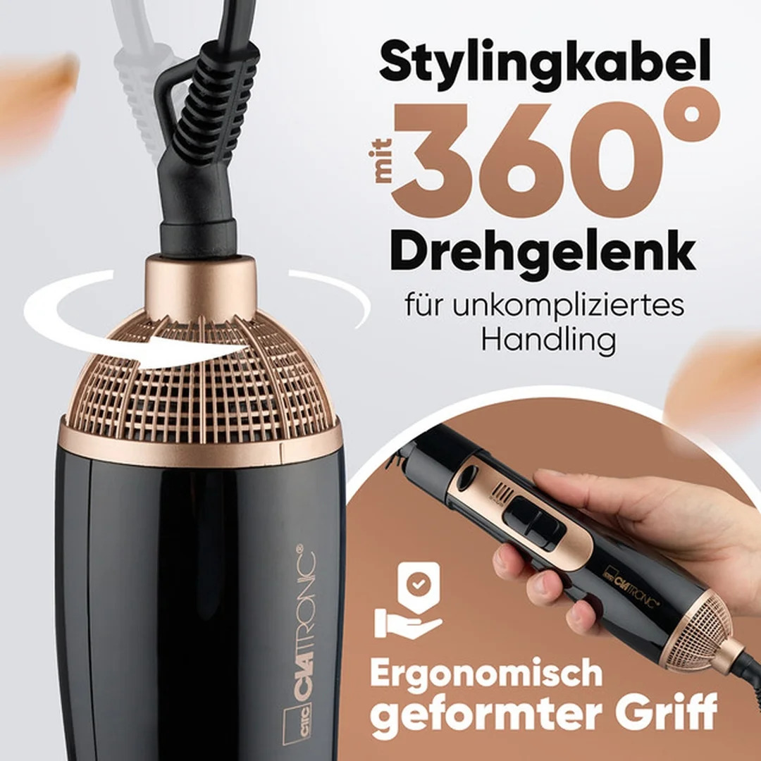 Clatronic HAS 3818 multifunkčný styler na vlasy 3v1, 800 W
