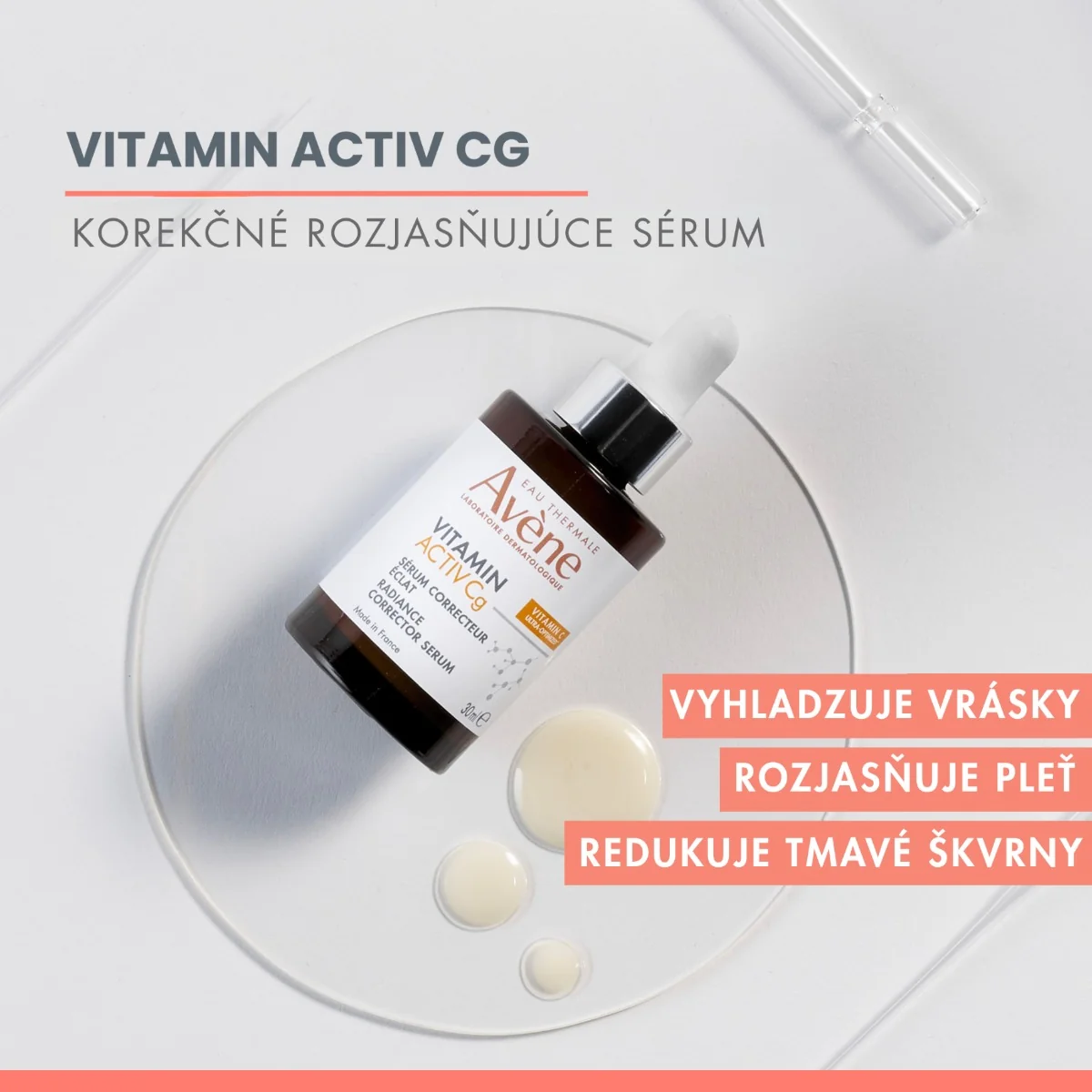 Avène Vitamin Activ Cg Korekčné rozjasňujúce sérum 30 ml