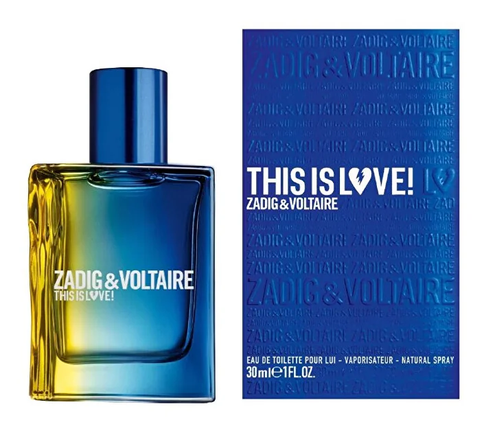 Zadig&Voltaire This Is Love For Him Edt 30ml 1×30 ml, toaletná voda