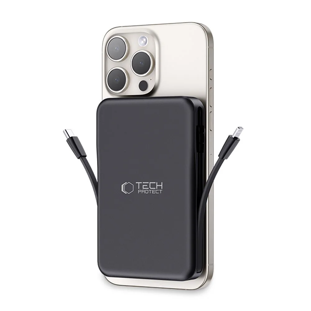 Tech-Protect PB31 LifeMag MagSafe Power Bank 10000mAh, čierne