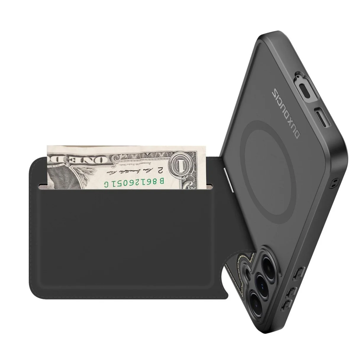 Dux Ducis Rafi II kryt na Samsung Galaxy S25 Plus, čierny Rafi II Case