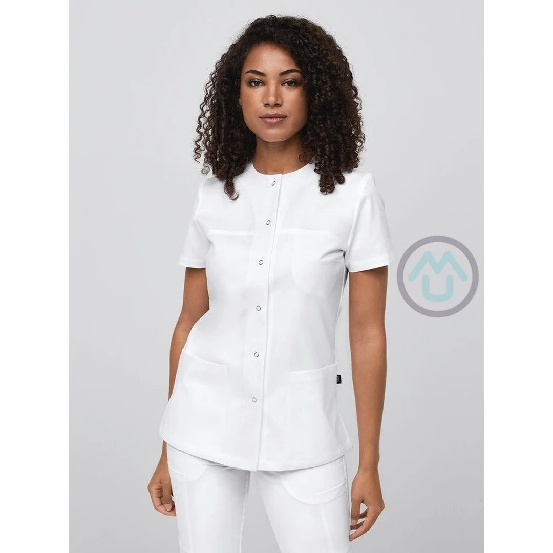 Zdravotnícka blúza NEW YORK (TENCEL™) - biela XL