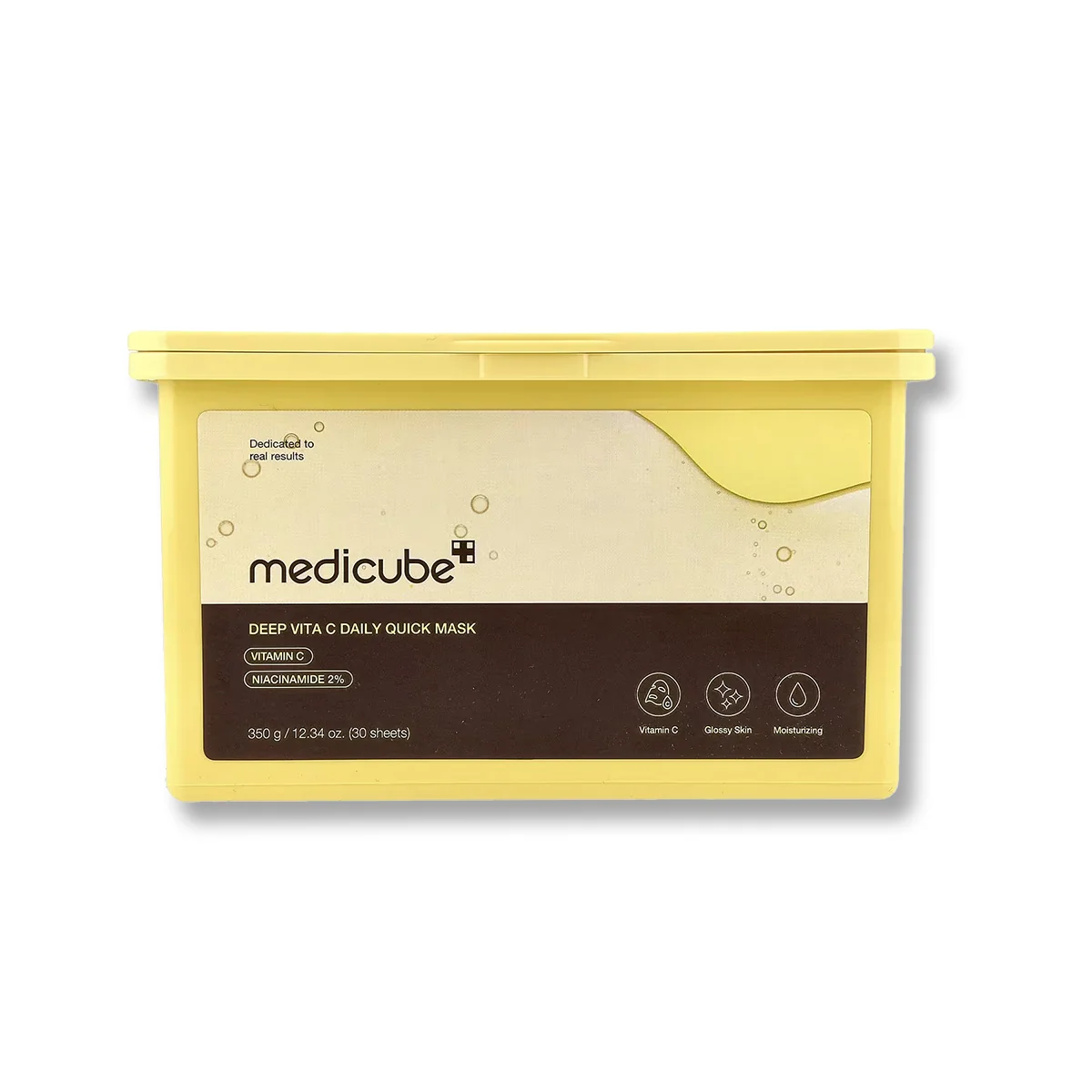 Medicube Deep Vita C Daily Quick Mask rozjasňujúca plátienková maska 30 ks