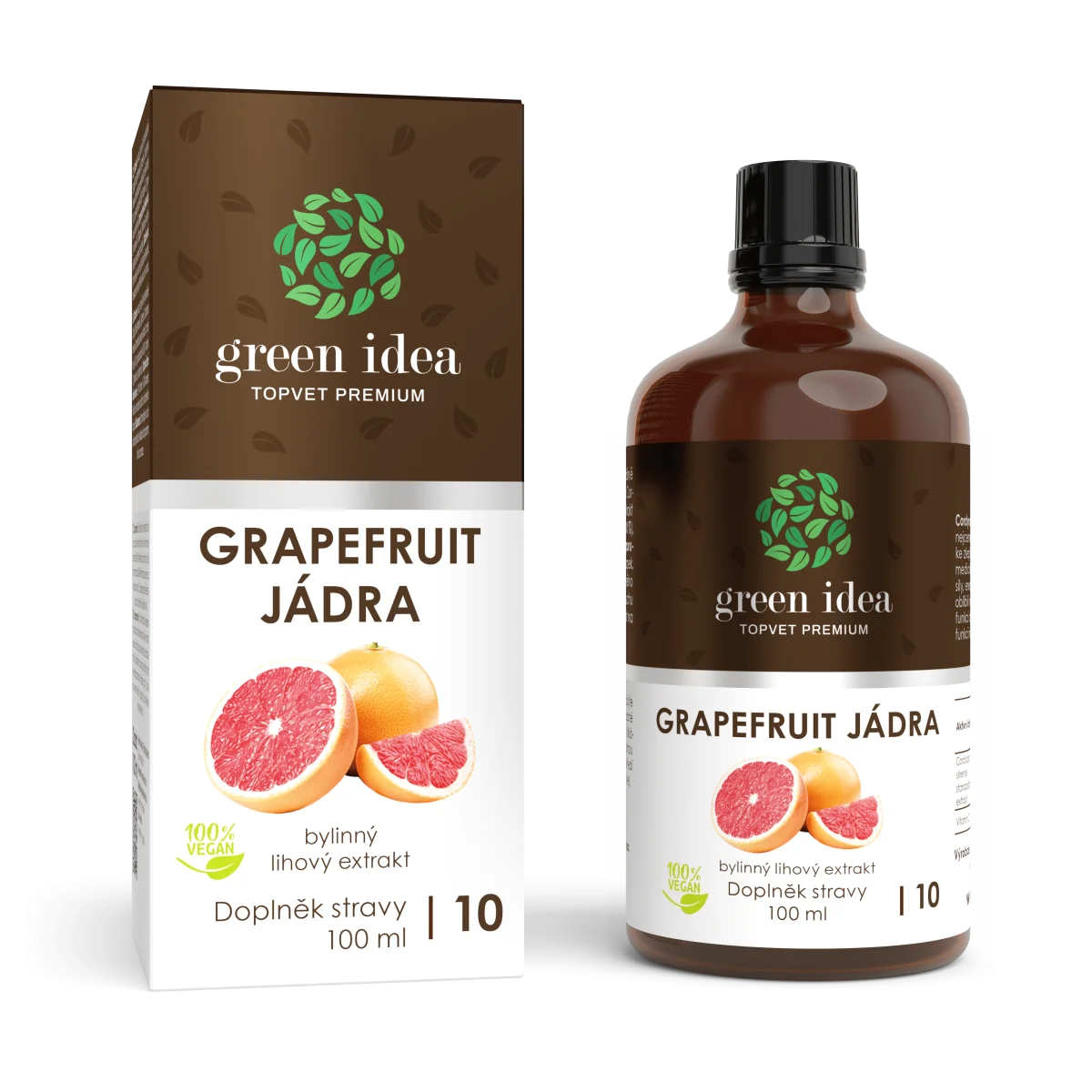 Grapefruit – jadrá tinktura – kvapky 100 ml – Green idea