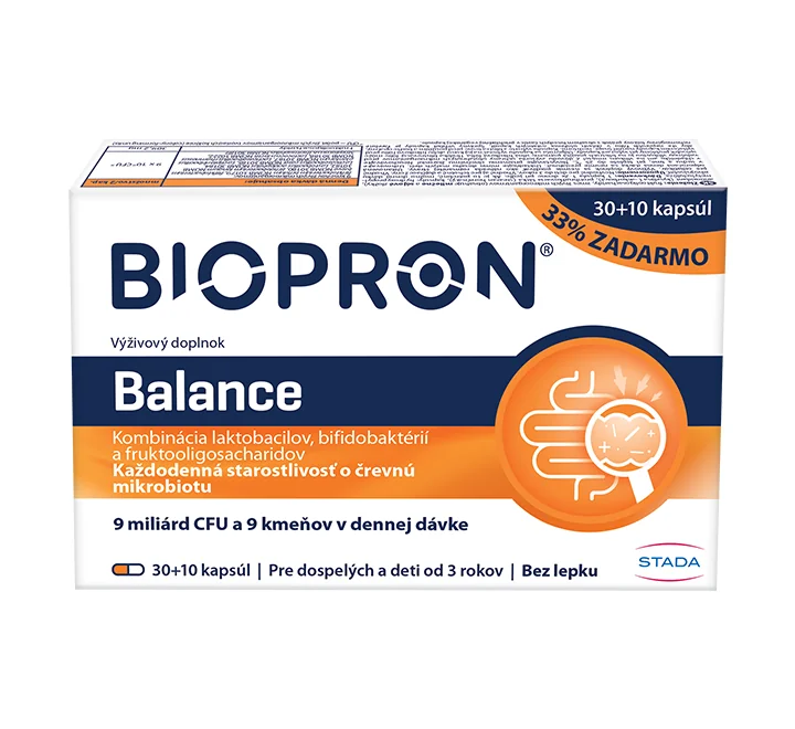 BIOPRON Balance 30+10TBL 1×40 cps, výživový doplnok