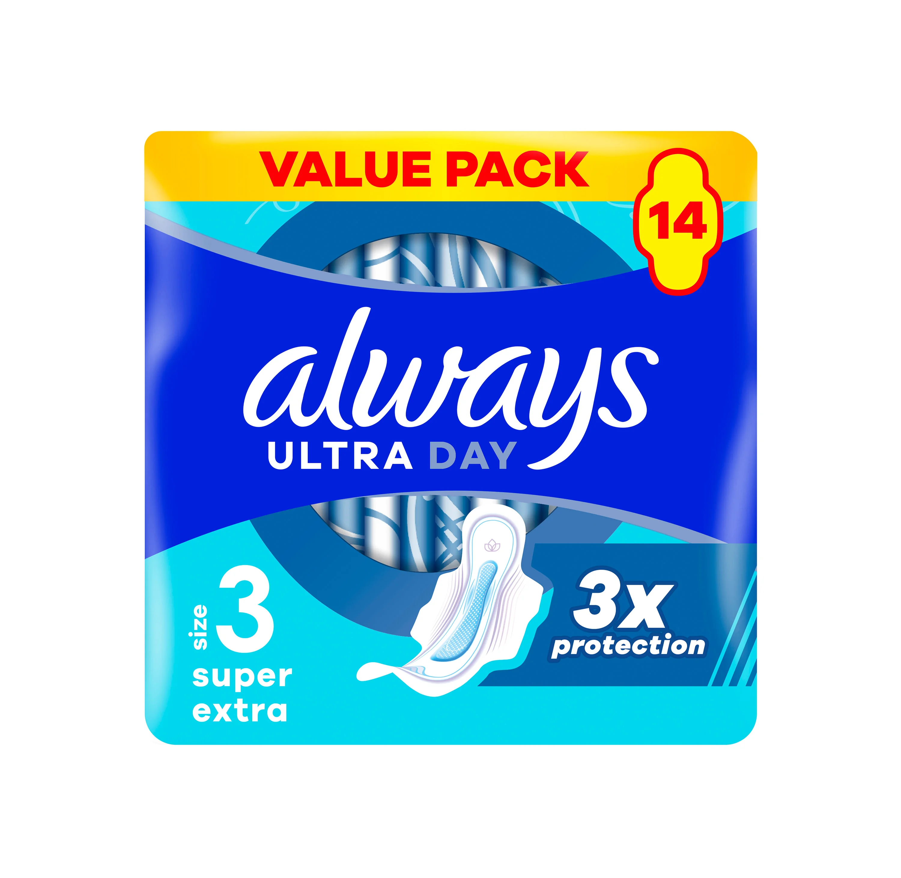 Always Ultra Night Super hygienické vložky s kridielkami 14ks, veľkosť 3 14 ks