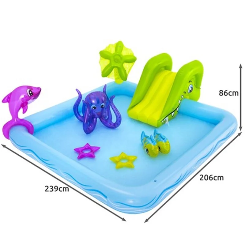 Bazén BESTWAY 53052 239x206x86cm s vodným ihriskom