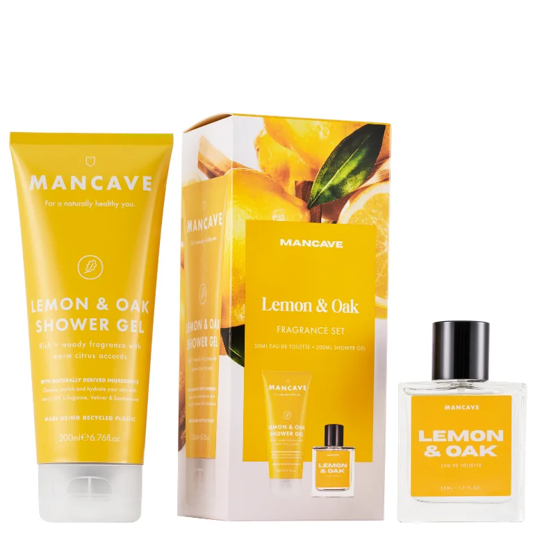 MANCAVE set CITRÓN a DUB - Eau De Toilette a sprchový gél