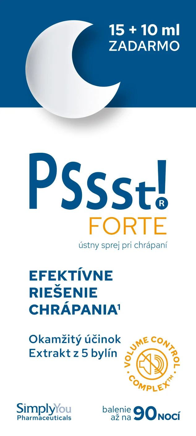 Pssst! FORTE ústny sprej pri chrápaní 25 ml
