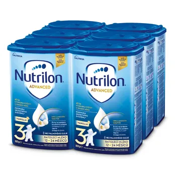 Nutrilon Advanced 3 Vanilla 6×800 g, dojčenské mlieko