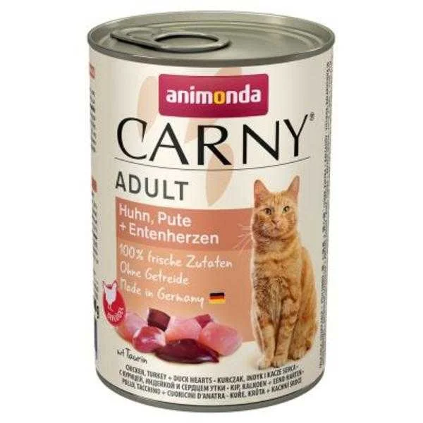 Animonda Carny Konzerva pre mačky Kura+Morka+Kacka 400g 1×400 g