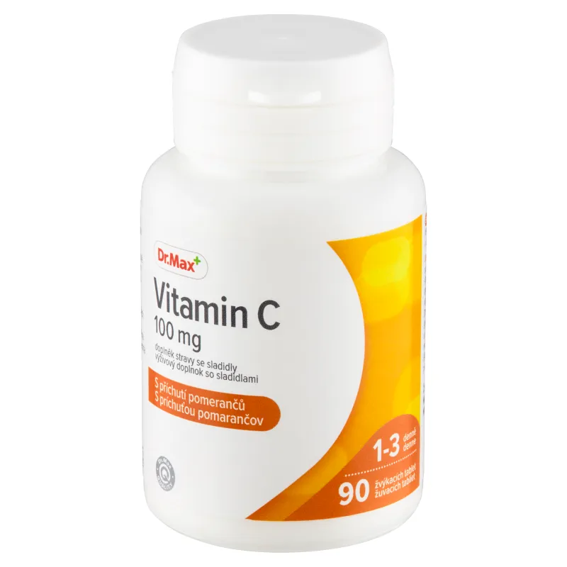 Dr. Max Vitamin C 100 mg 1×90 tbl, výživový doplnok