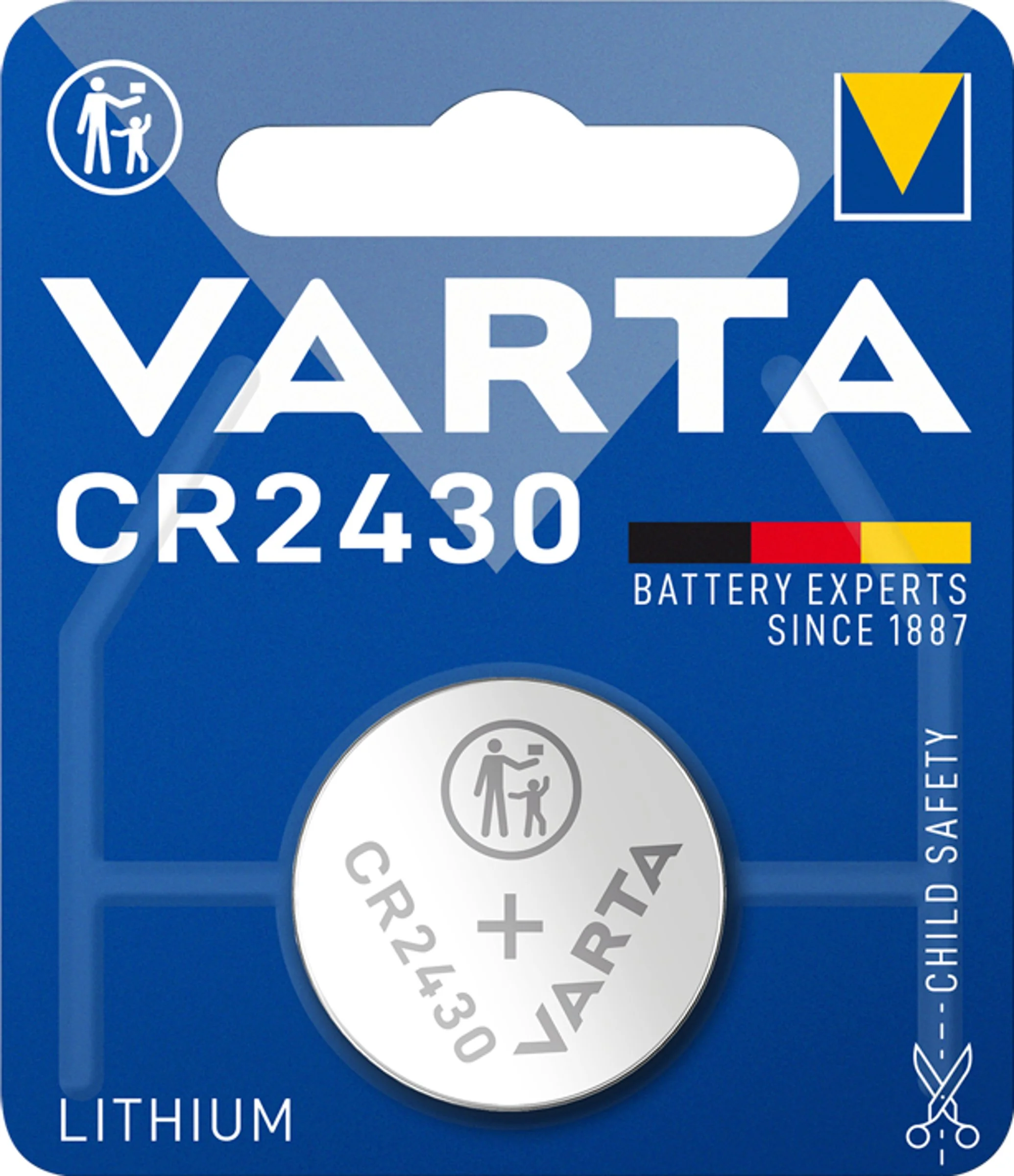 Varta CR 2430 1×1 ks, lítiová baterka