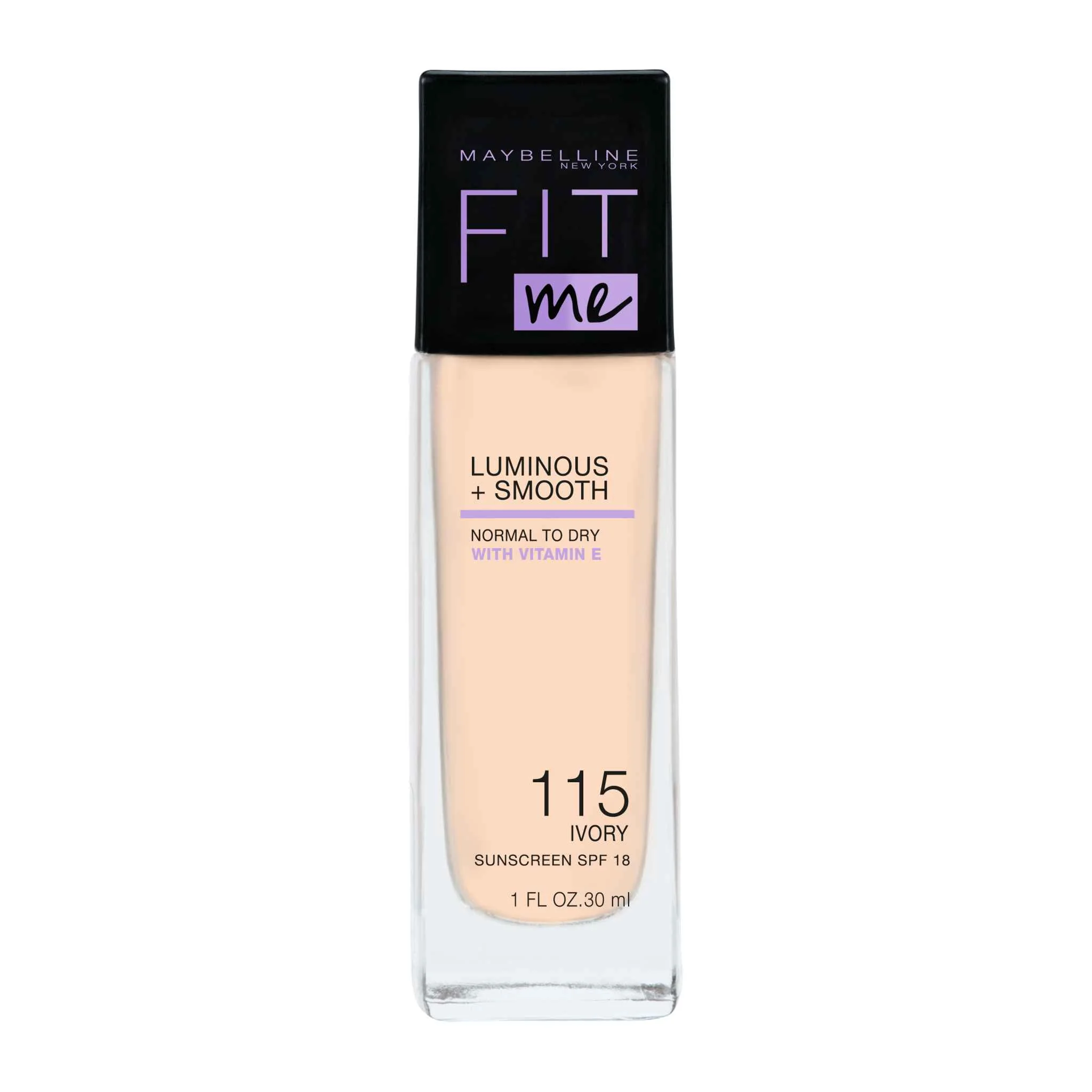 Maybelline New York Fit me Luminous + Smooth 115 Ivory make-up 1×30 ml, make-up