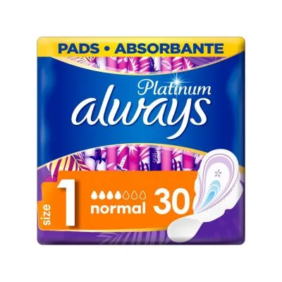 Always Platinum Quatro 30ks Normal 1×30 ks, hygienické vložky