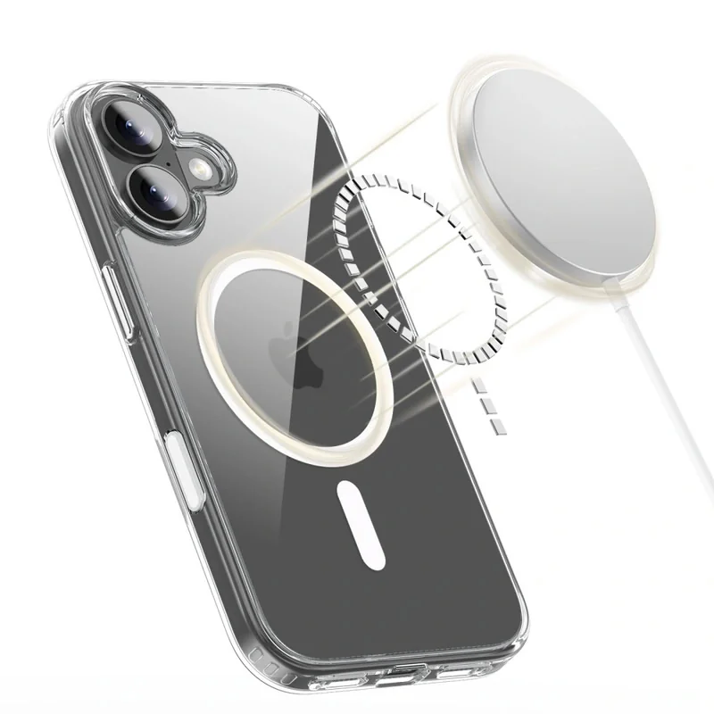 Tech-Protect FlexAir Hybrid CC MagSafe kryt na iPhone 17, priesvitný