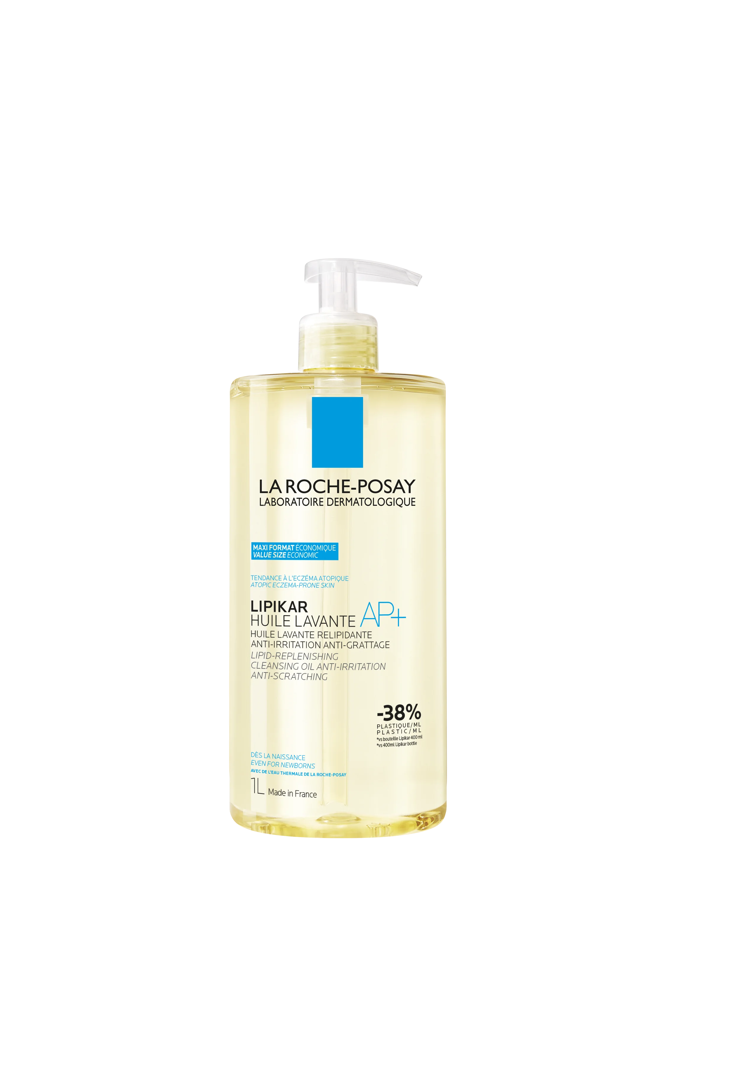 La Roche-Posay Lipikar Olej AP+ 1×1000 ml, relipidačný olej