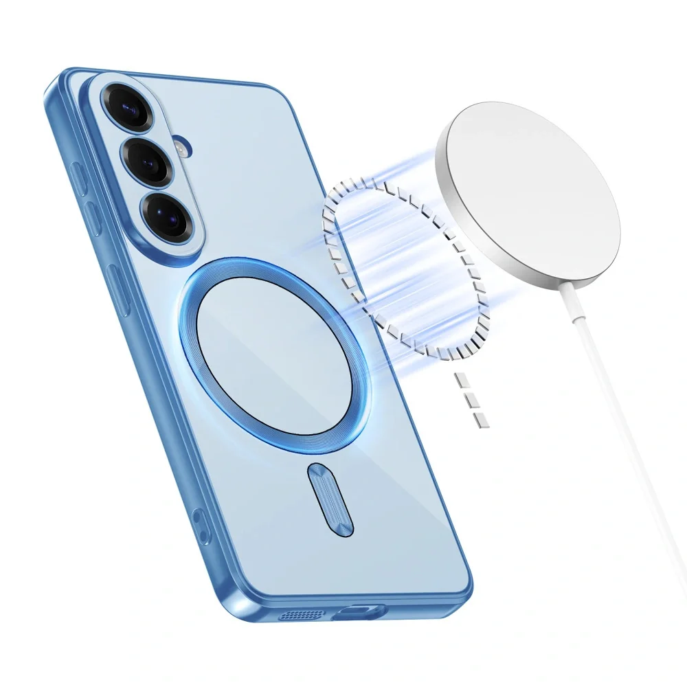 Tech-Protect MagFlex MagSafe kryt na Samsung Galaxy S26, modrý