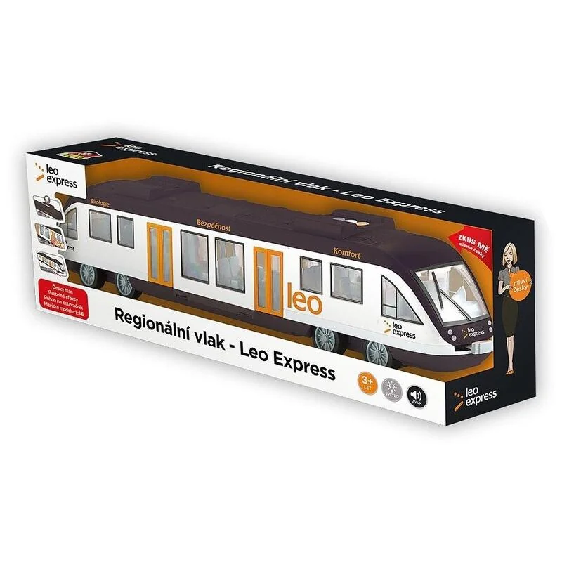 MADE - Regio Leo express, na zotrvačník, so svetlom a zvukom