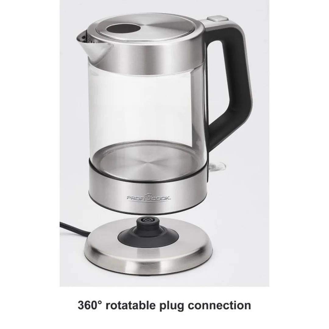 ProfiCook WKS 1107 rýchlovarná kanvica 1,5 l sklenená 2200 W