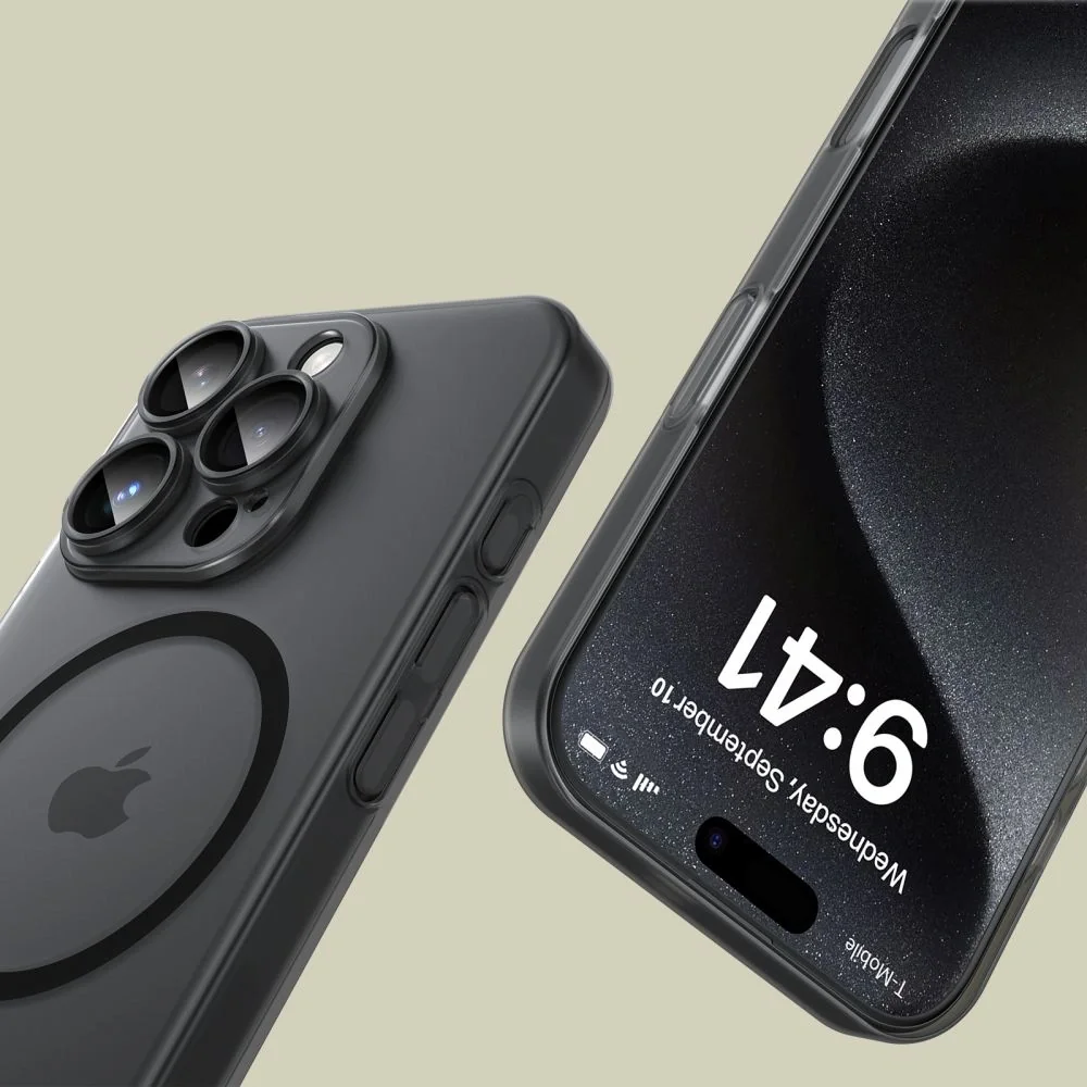 Tech-Protect MagSlim MagSafe kryt na iPhone 16e, čierny