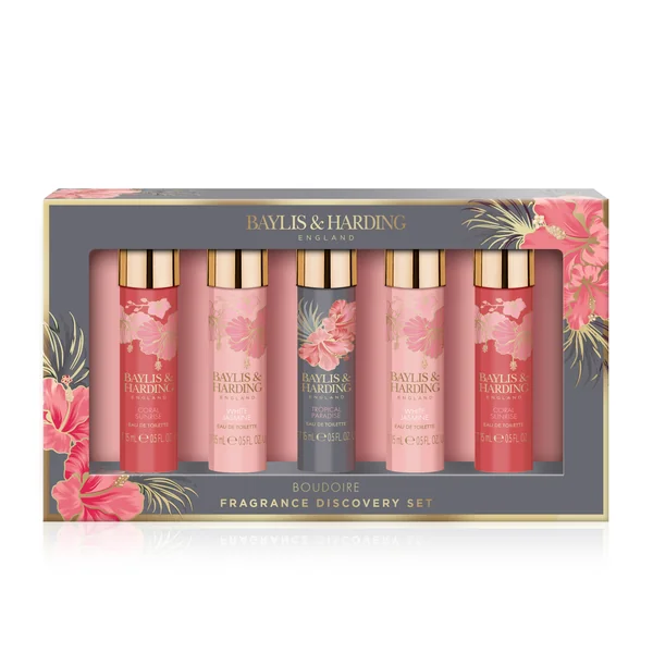 Baylis and Harding Mini darčeková sada dámskych EDT Boudoire 1×5 ks, darčeková sada